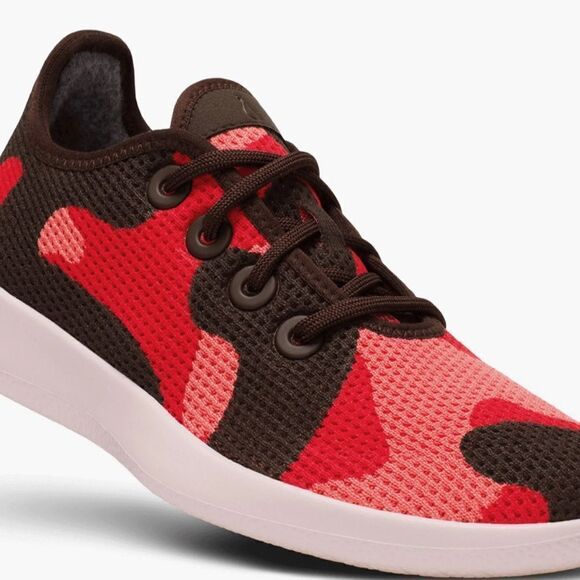 NEW Men’s Allbirds Tree Runner Bloom Coral/ Calm Taupe Sz 8 - Picture 1 of 14